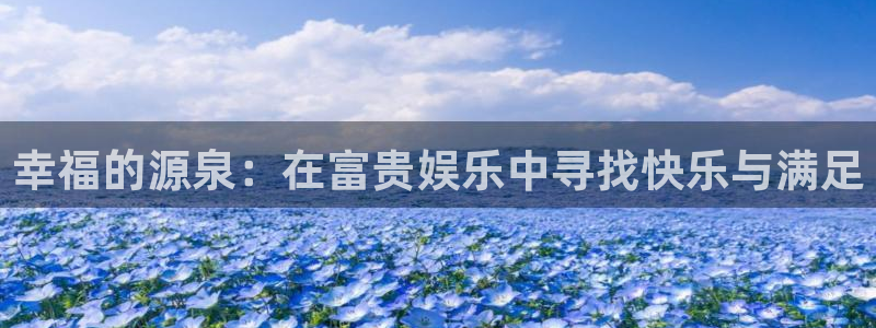 bbin视讯现在优惠多少：幸福的源泉：在富贵娱乐中寻找快乐与满足