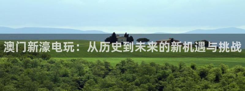 bbin视讯2代理注册：澳门新濠电玩：从历史到未来的新机遇与挑战